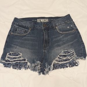Rewash High Rise Shorts